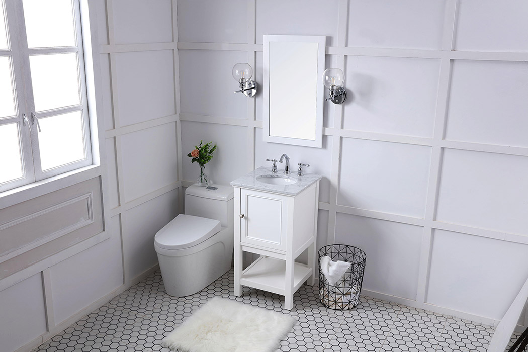 Elegant Bathroom Vanity - White (VF27019WH)