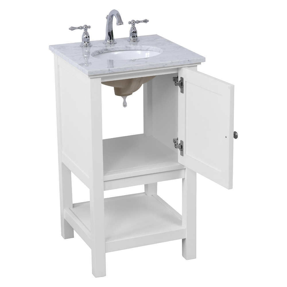 Elegant Bathroom Vanity - White (VF27019WH)