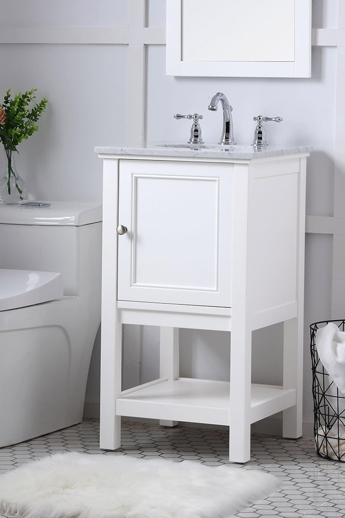 Elegant Bathroom Vanity - White (VF27019WH)