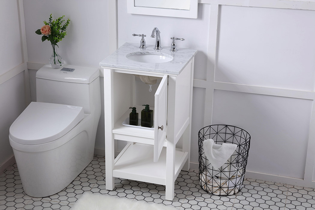 Elegant Bathroom Vanity - White (VF27019WH)