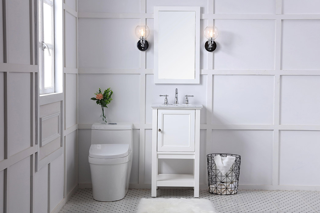 Elegant Bathroom Vanity - White (VF27019WH)