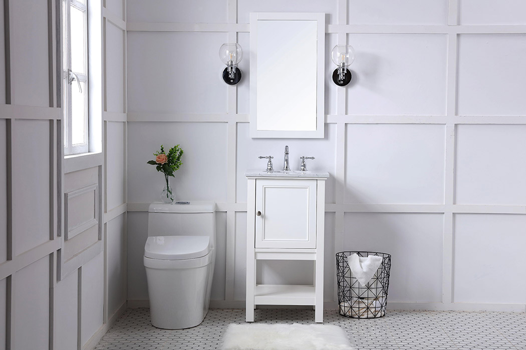 Elegant Bathroom Vanity - White (VF27019WH)