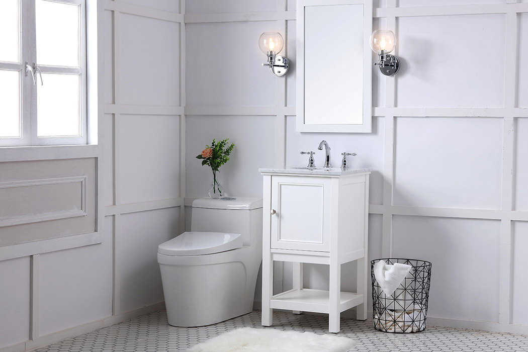 Elegant Bathroom Vanity - White (VF27019WH)