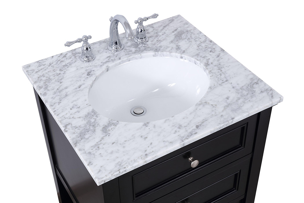 Elegant Bathroom Vanity - Black (VF27024BK)