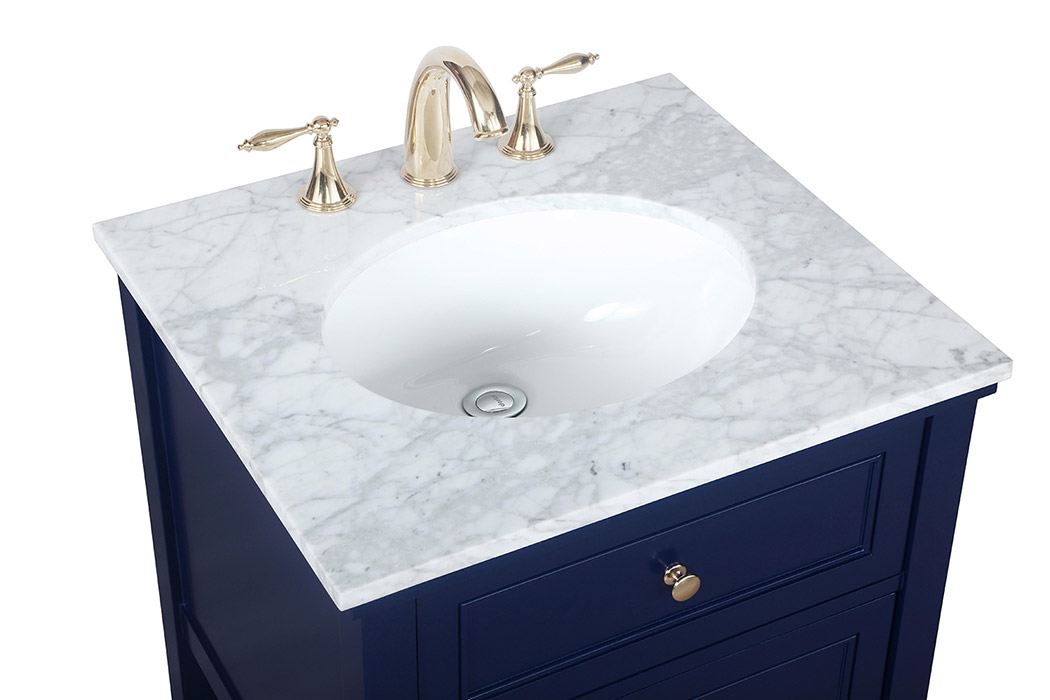 Elegant Bathroom Vanity - Blue (VF27024BL)