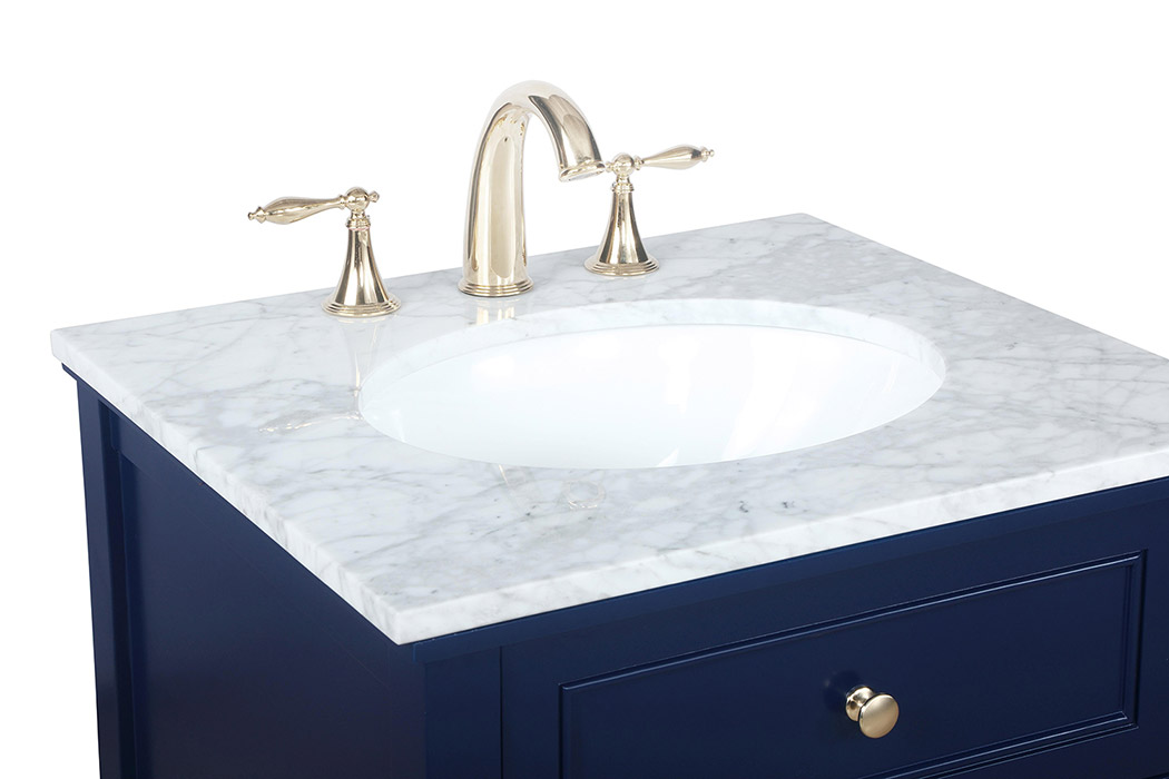 Elegant Bathroom Vanity - Blue (VF27024BL)