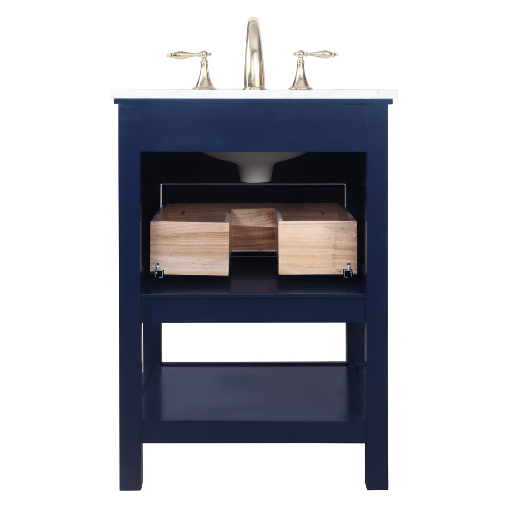 Elegant Bathroom Vanity - Blue (VF27024BL)