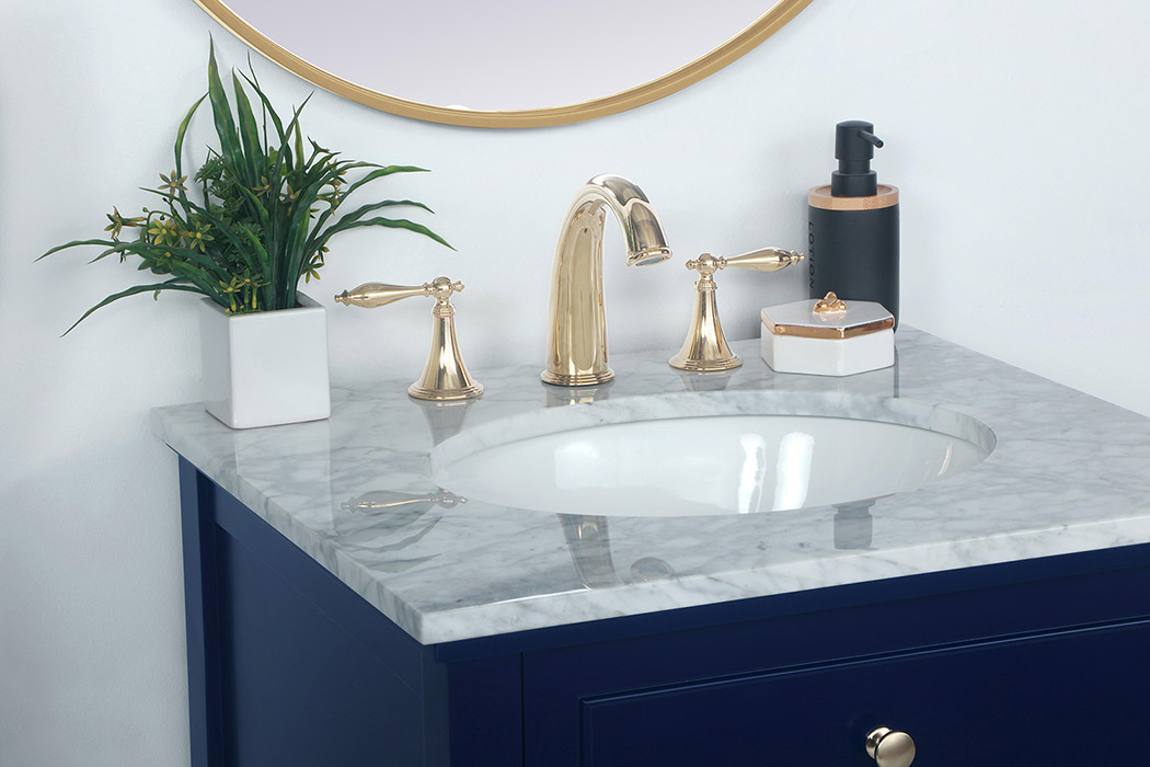 Elegant Bathroom Vanity - Blue (VF27024BL)