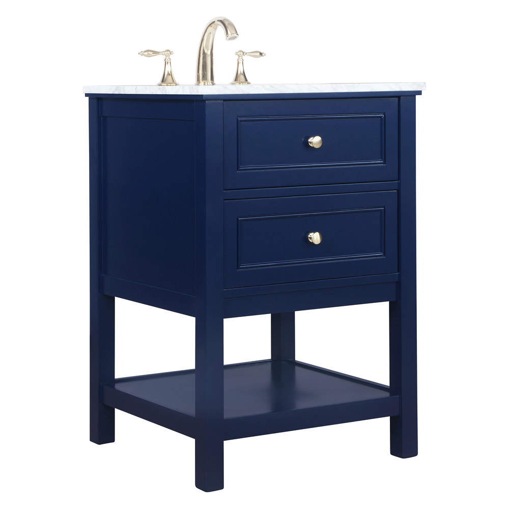 Elegant Bathroom Vanity - Blue (VF27024BL)