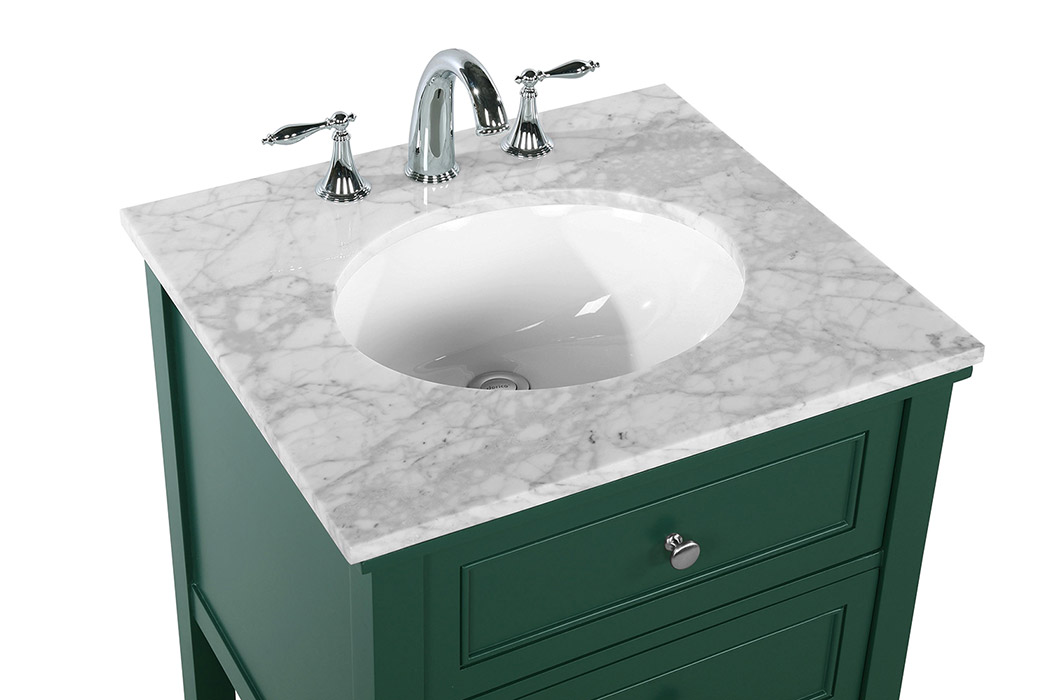 Elegant Bathroom Vanity - Green (VF27024GN)