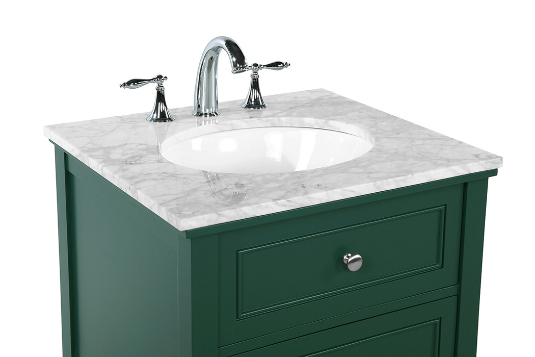 Elegant Bathroom Vanity - Green (VF27024GN)