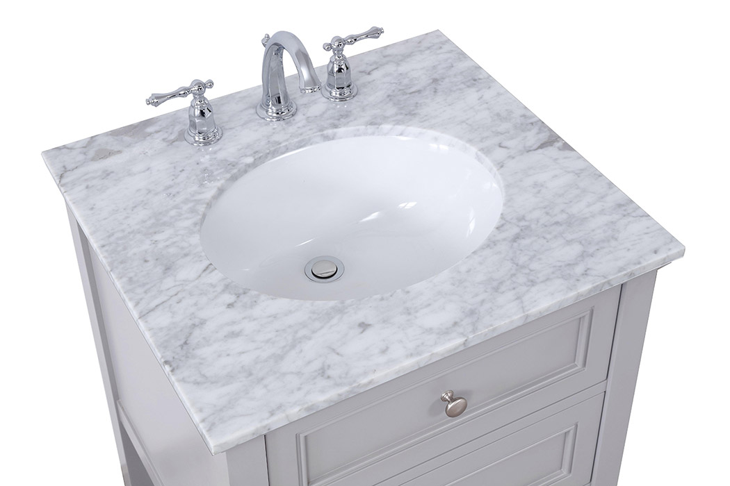 Elegant Bathroom Vanity - Gray (VF27024GR)