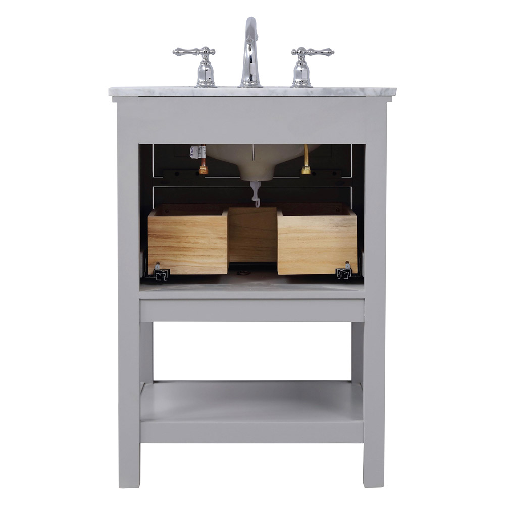 Elegant Bathroom Vanity - Gray (VF27024GR)