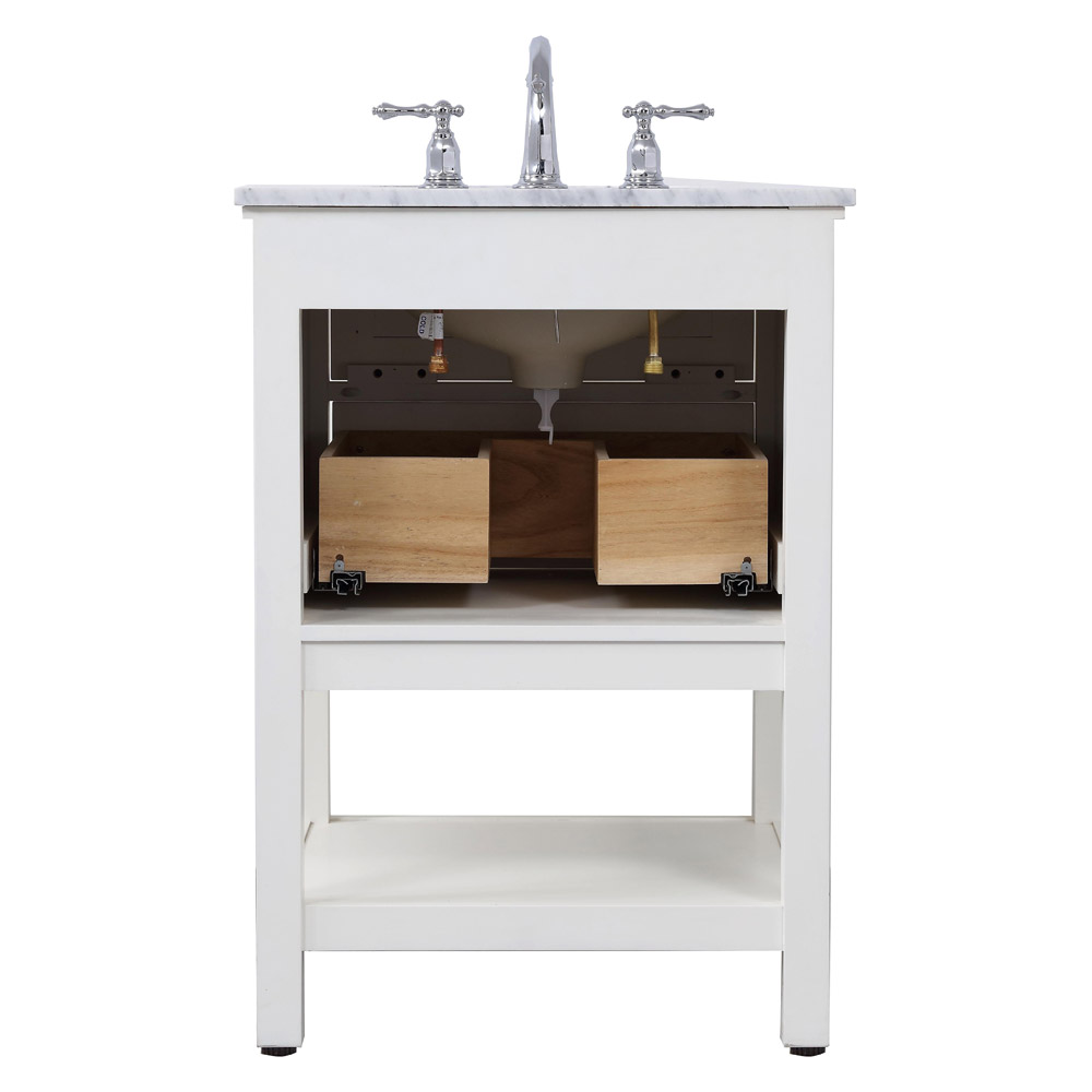 Elegant Bathroom Vanity - White (VF27024WH)