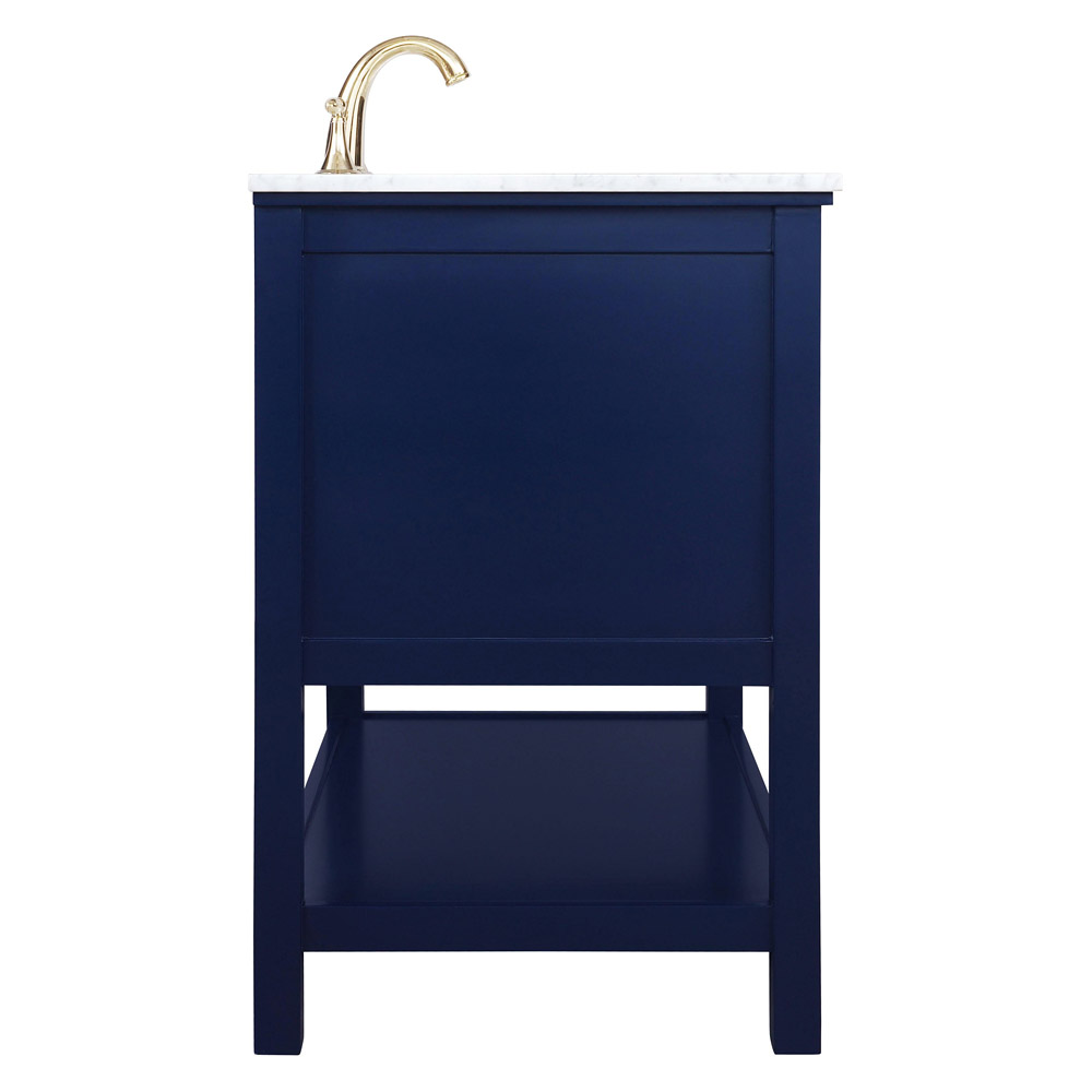 Elegant Bathroom Vanity - Blue, L 36" (VF27036BL)