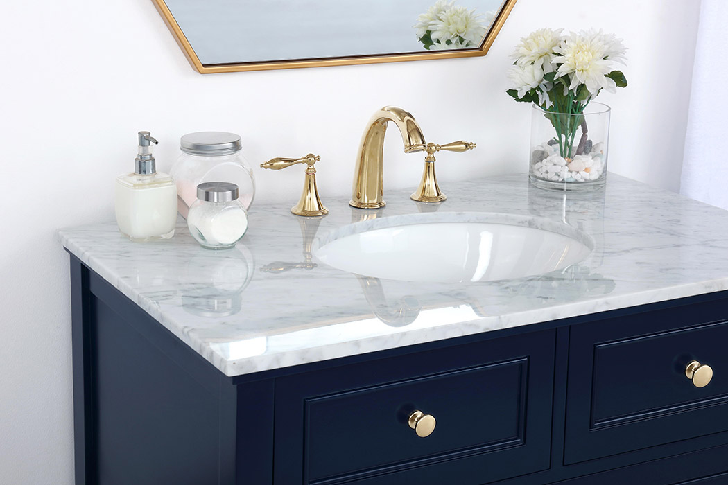 Elegant Bathroom Vanity - Blue, L 36" (VF27036BL)