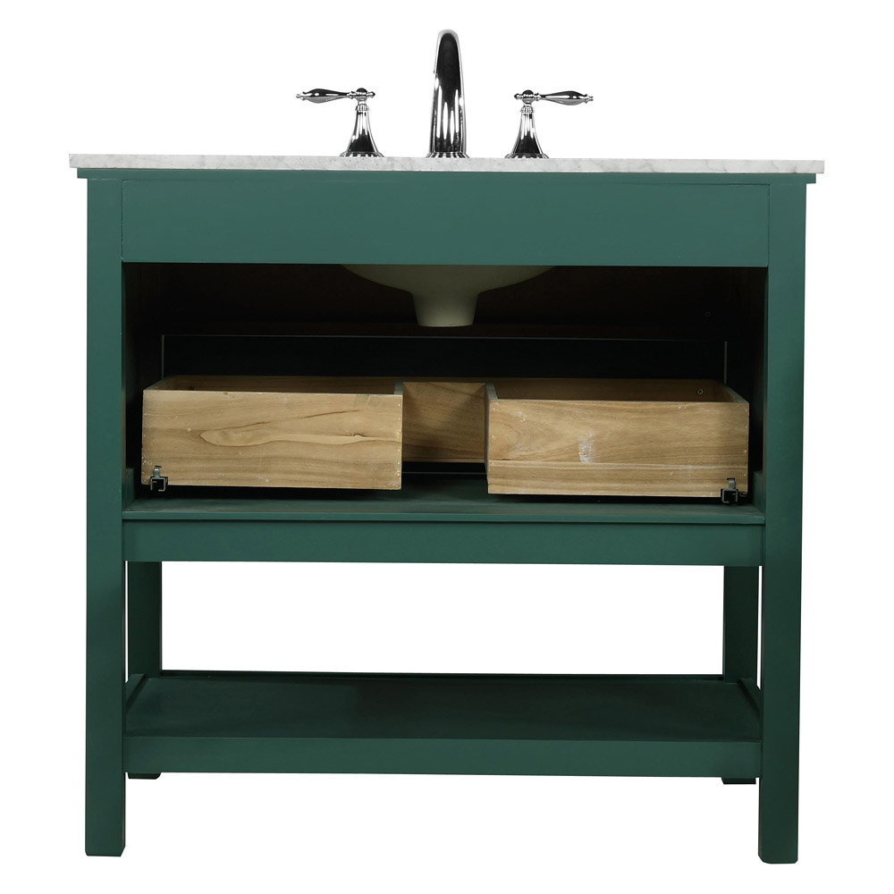 Elegant Bathroom Vanity - Green, L 36" (VF27036GN)