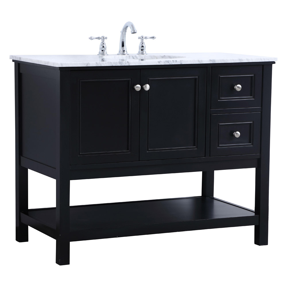 Elegant Bathroom Vanity - Black (VF27042BK)