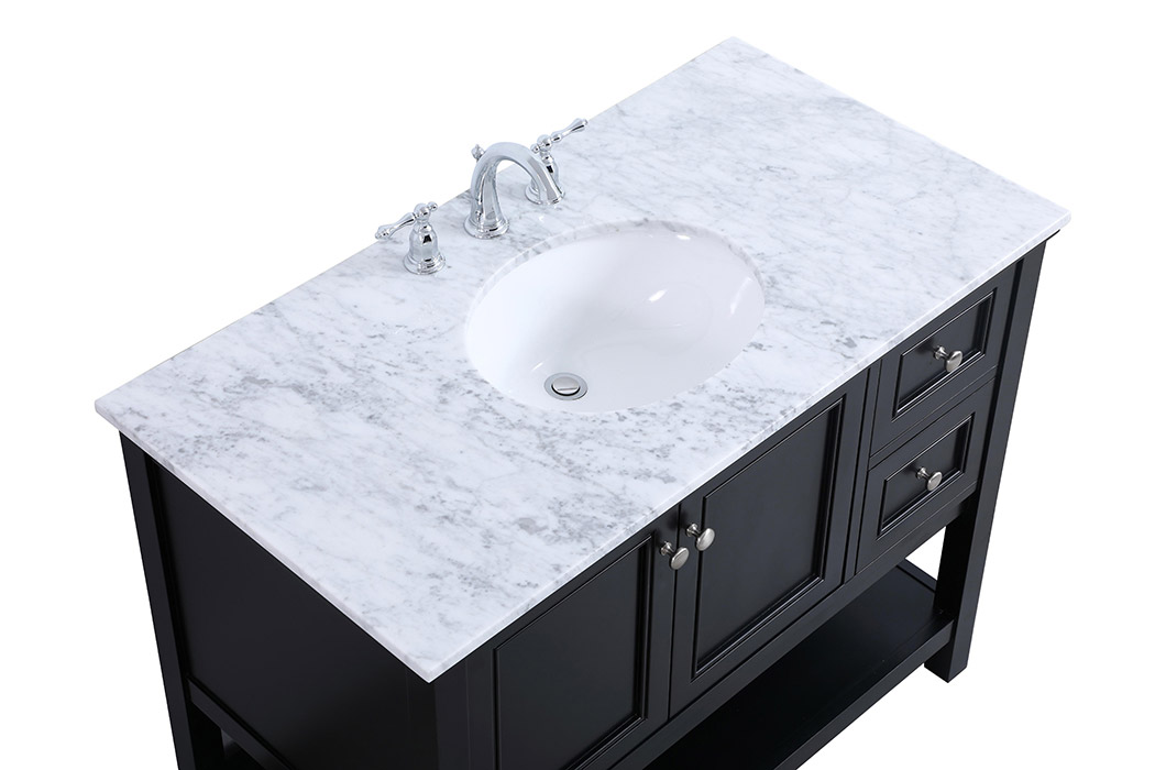 Elegant Bathroom Vanity - Black (VF27042BK)