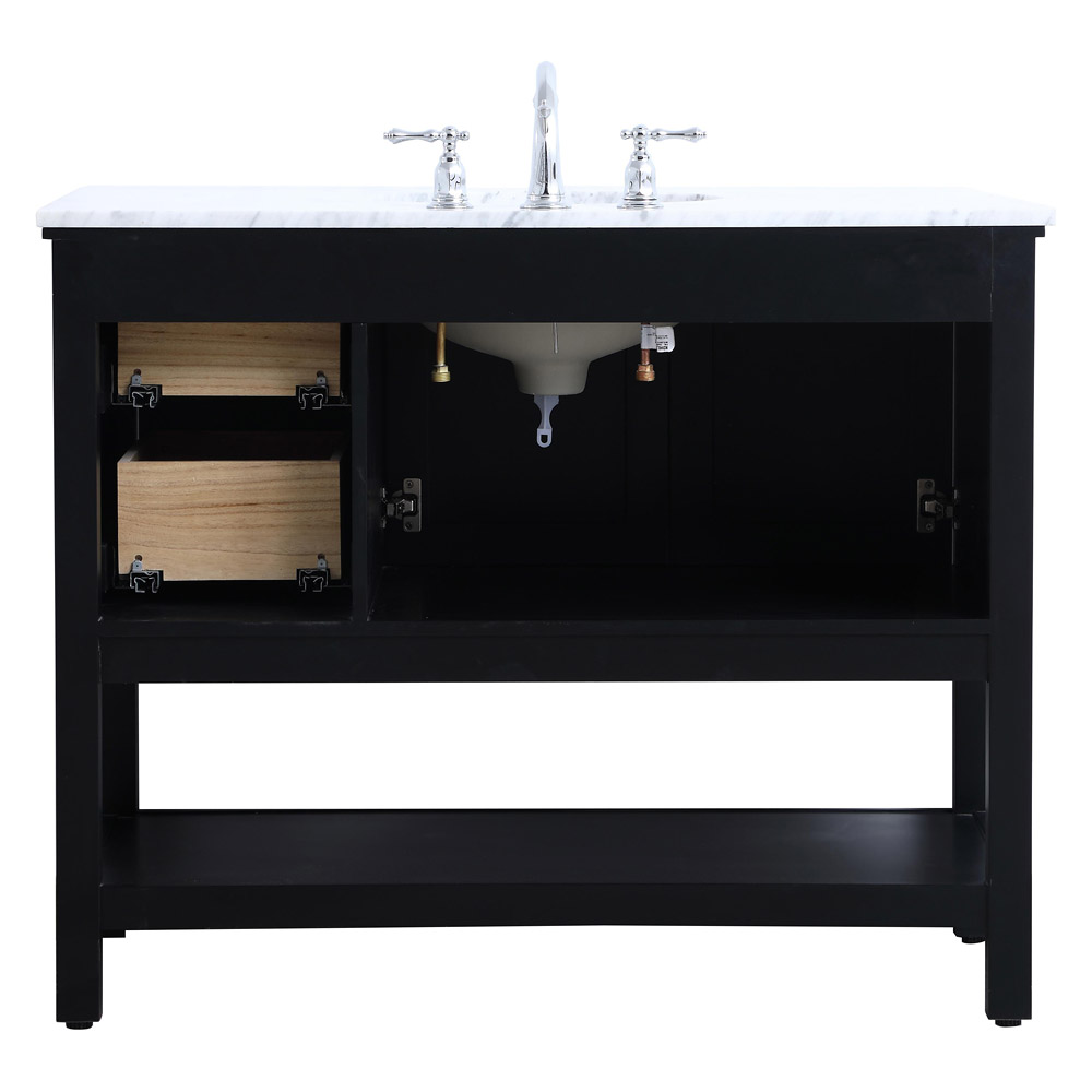 Elegant Bathroom Vanity - Black (VF27042BK)