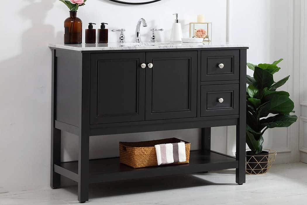 Elegant Bathroom Vanity - Black (VF27042BK)