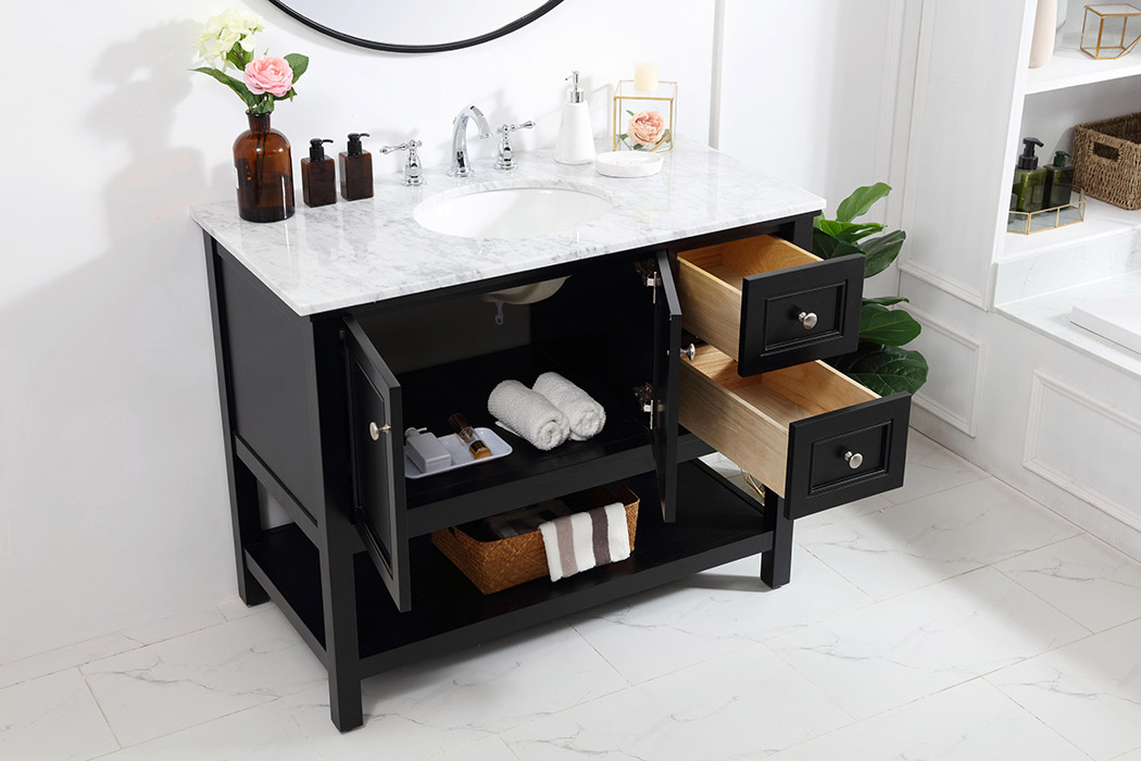 Elegant Bathroom Vanity - Black (VF27042BK)