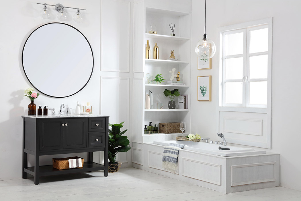 Elegant Bathroom Vanity - Black (VF27042BK)