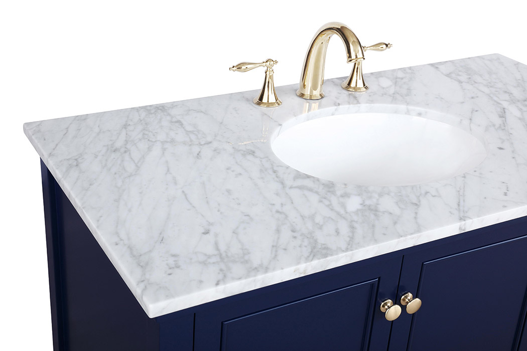 Elegant Bathroom Vanity - Blue (VF27042BL)