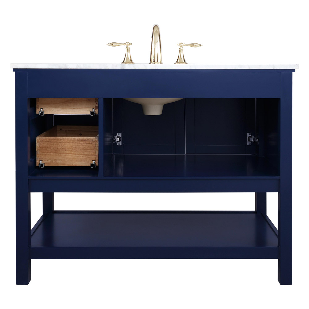 Elegant Bathroom Vanity - Blue (VF27042BL)