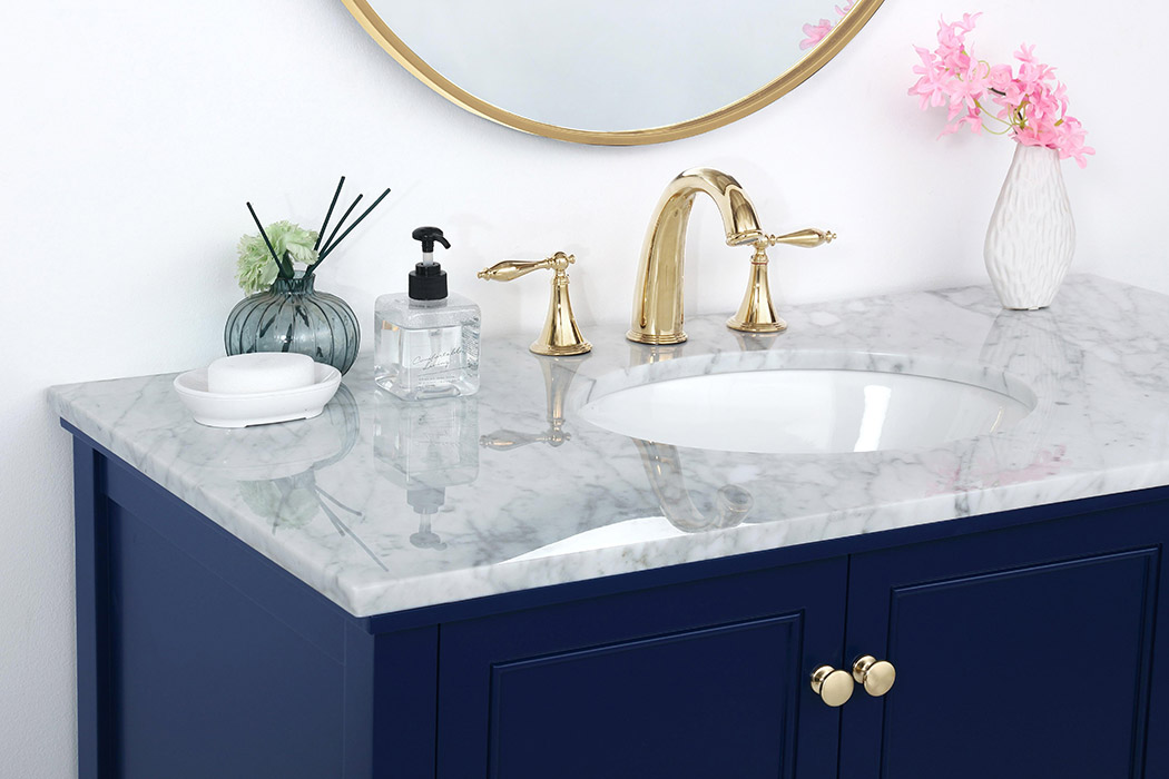 Elegant Bathroom Vanity - Blue (VF27042BL)