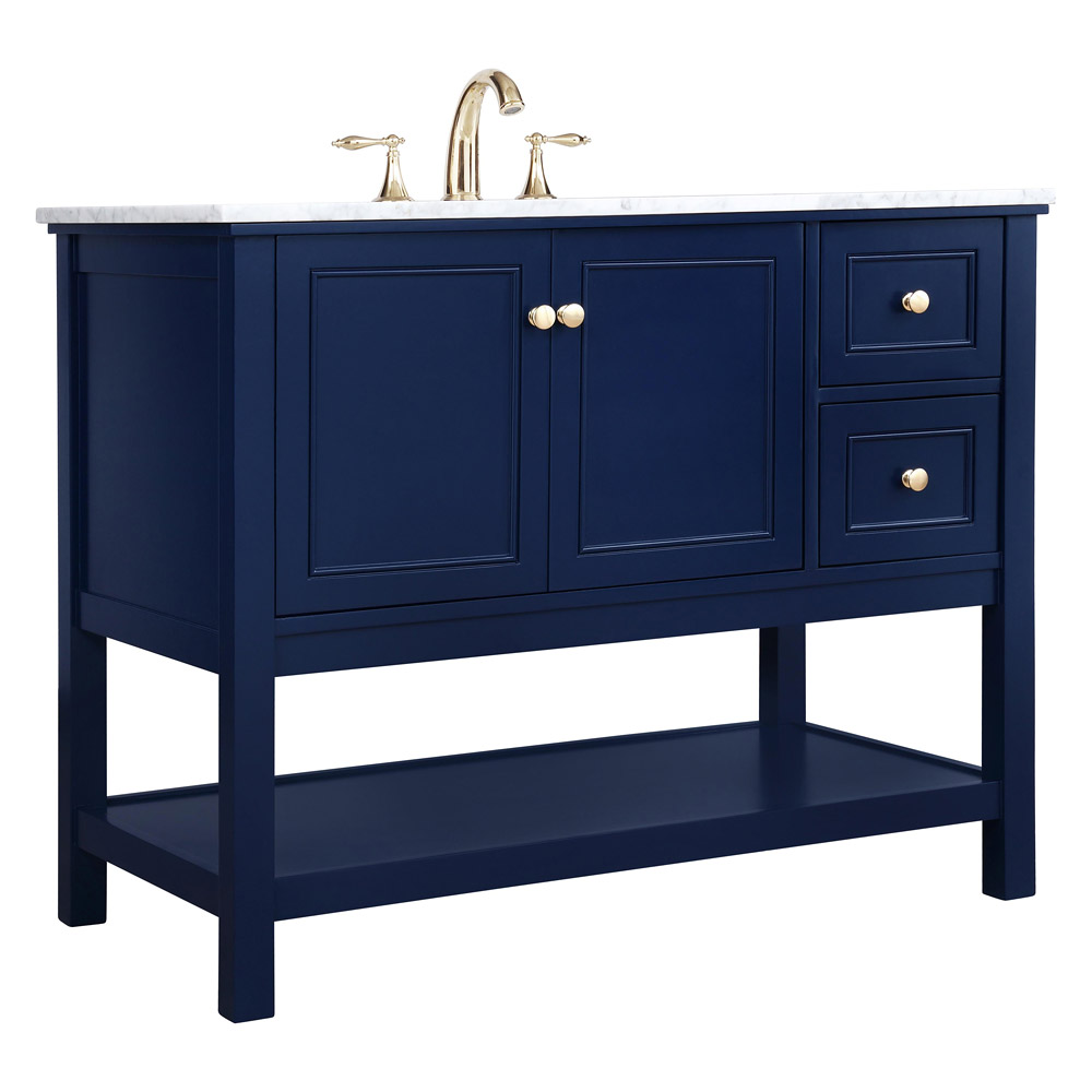 Elegant Bathroom Vanity - Blue (VF27042BL)