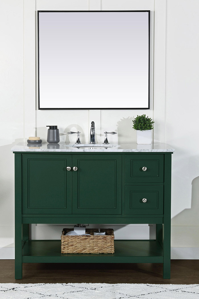 Elegant Bathroom Vanity - Green (VF27042GN)