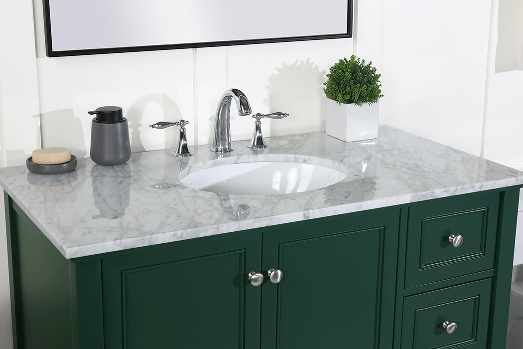 Elegant Bathroom Vanity - Green (VF27042GN)