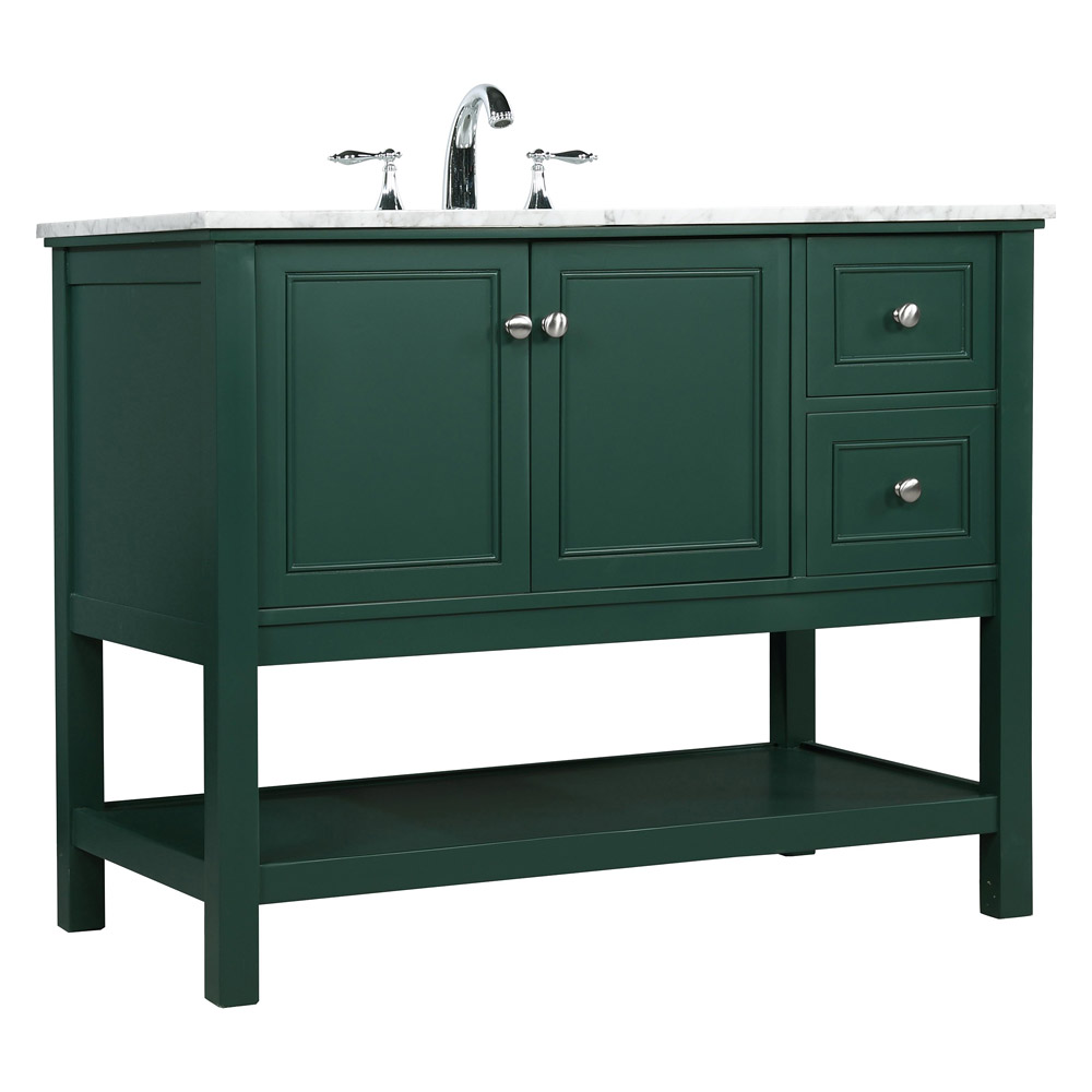 Elegant Bathroom Vanity - Green (VF27042GN)