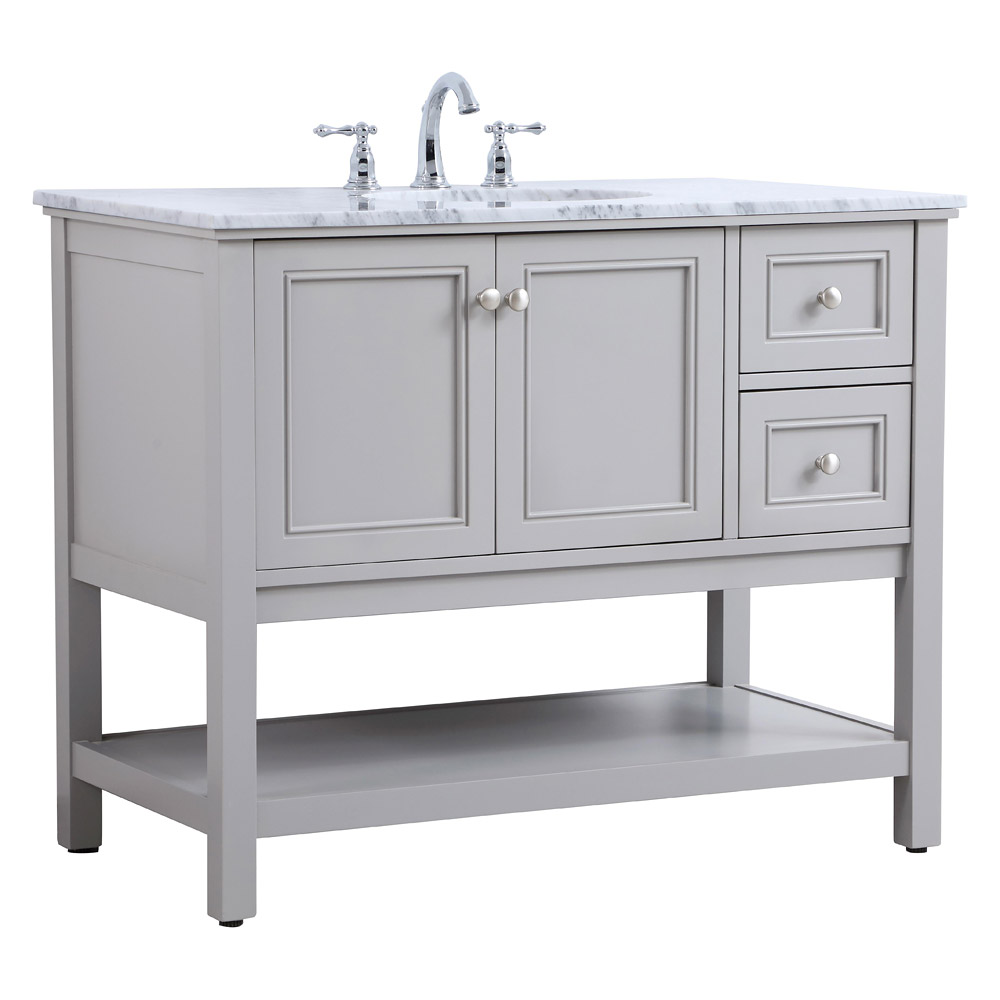 Elegant Bathroom Vanity - Gray (VF27042GR)