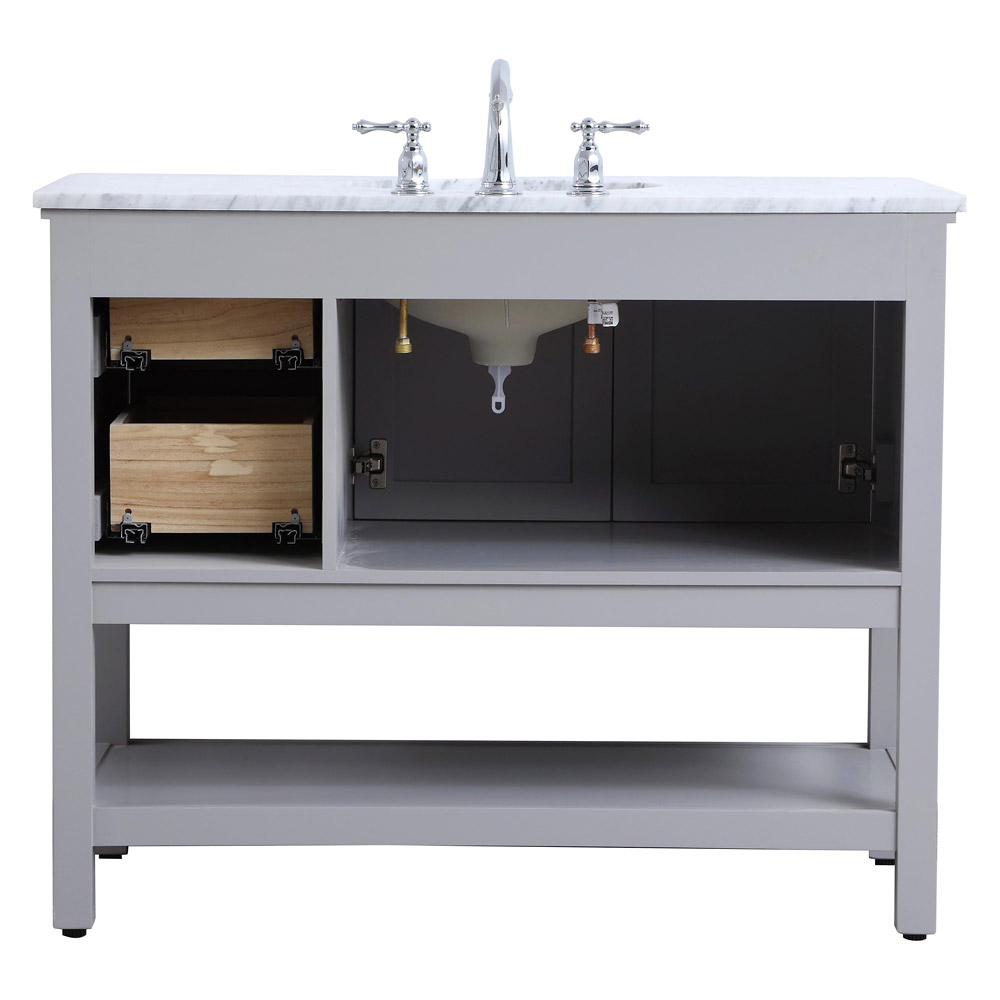 Elegant Bathroom Vanity - Gray (VF27042GR)