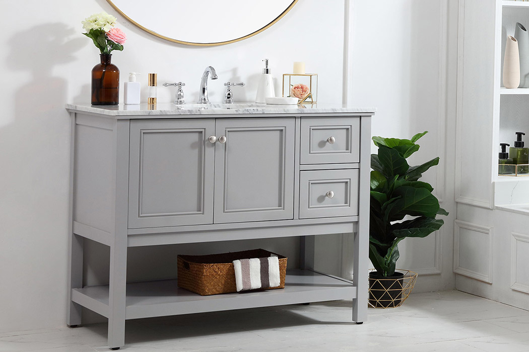 Elegant Bathroom Vanity - Gray (VF27042GR)