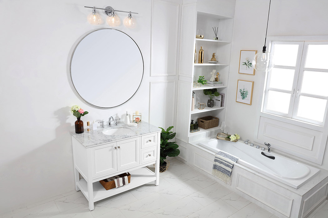 Elegant Bathroom Vanity - White (VF27042WH)