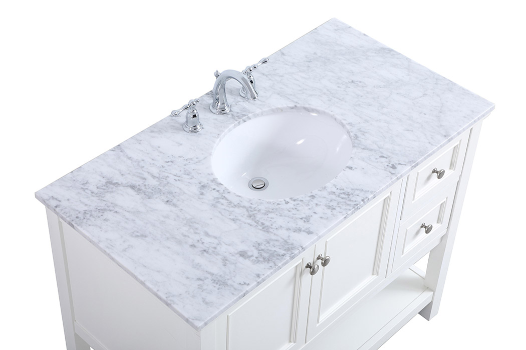 Elegant Bathroom Vanity - White (VF27042WH)