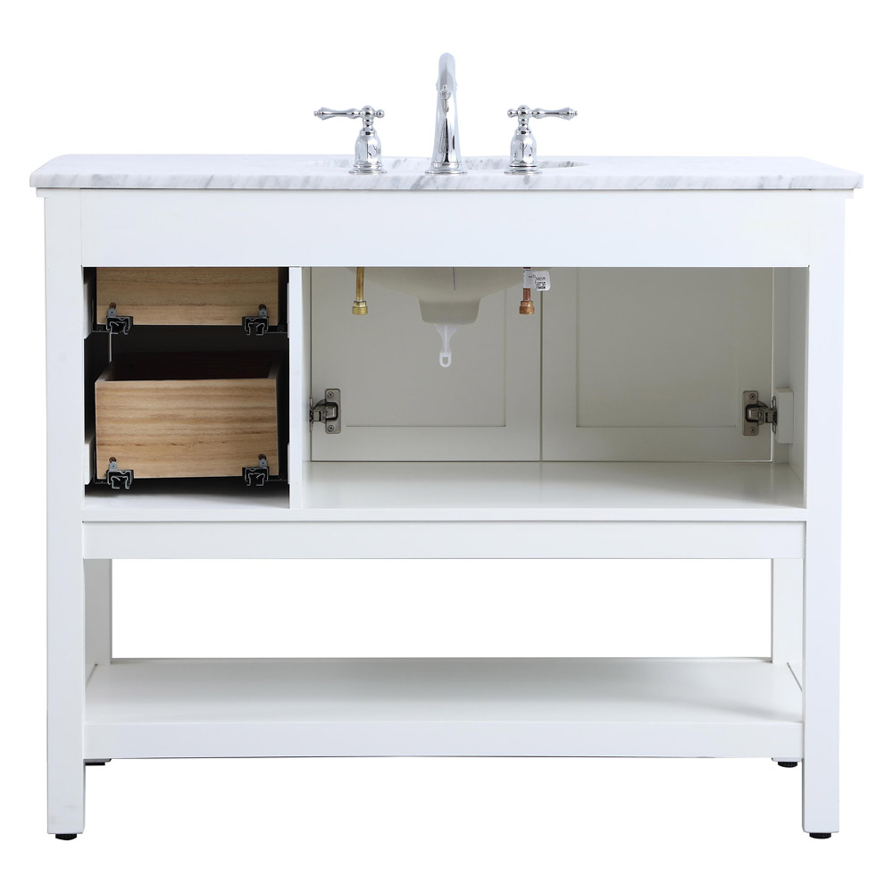 Elegant Bathroom Vanity - White (VF27042WH)