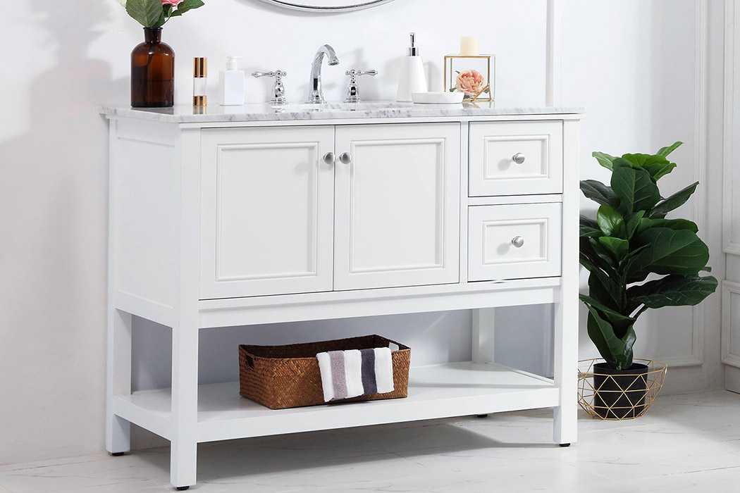 Elegant Bathroom Vanity - White (VF27042WH)