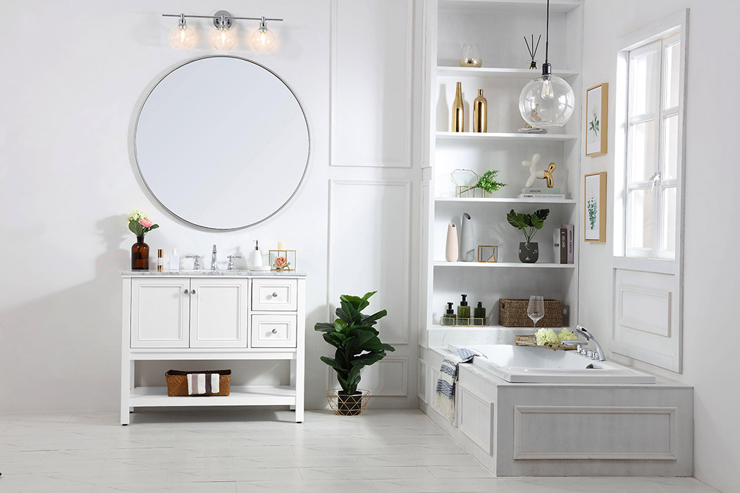 Elegant Bathroom Vanity - White (VF27042WH)