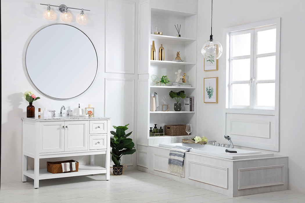 Elegant Bathroom Vanity - White (VF27042WH)