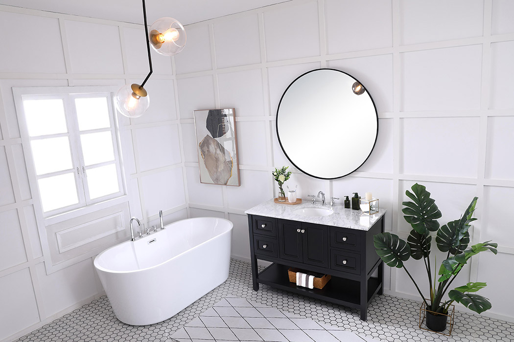 Elegant Bathroom Vanity - Black (VF27048BK)