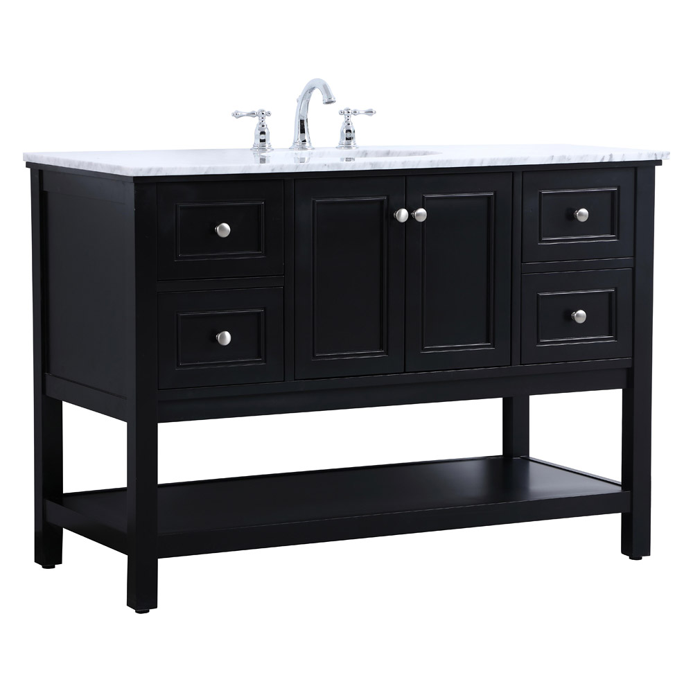 Elegant Bathroom Vanity - Black (VF27048BK)