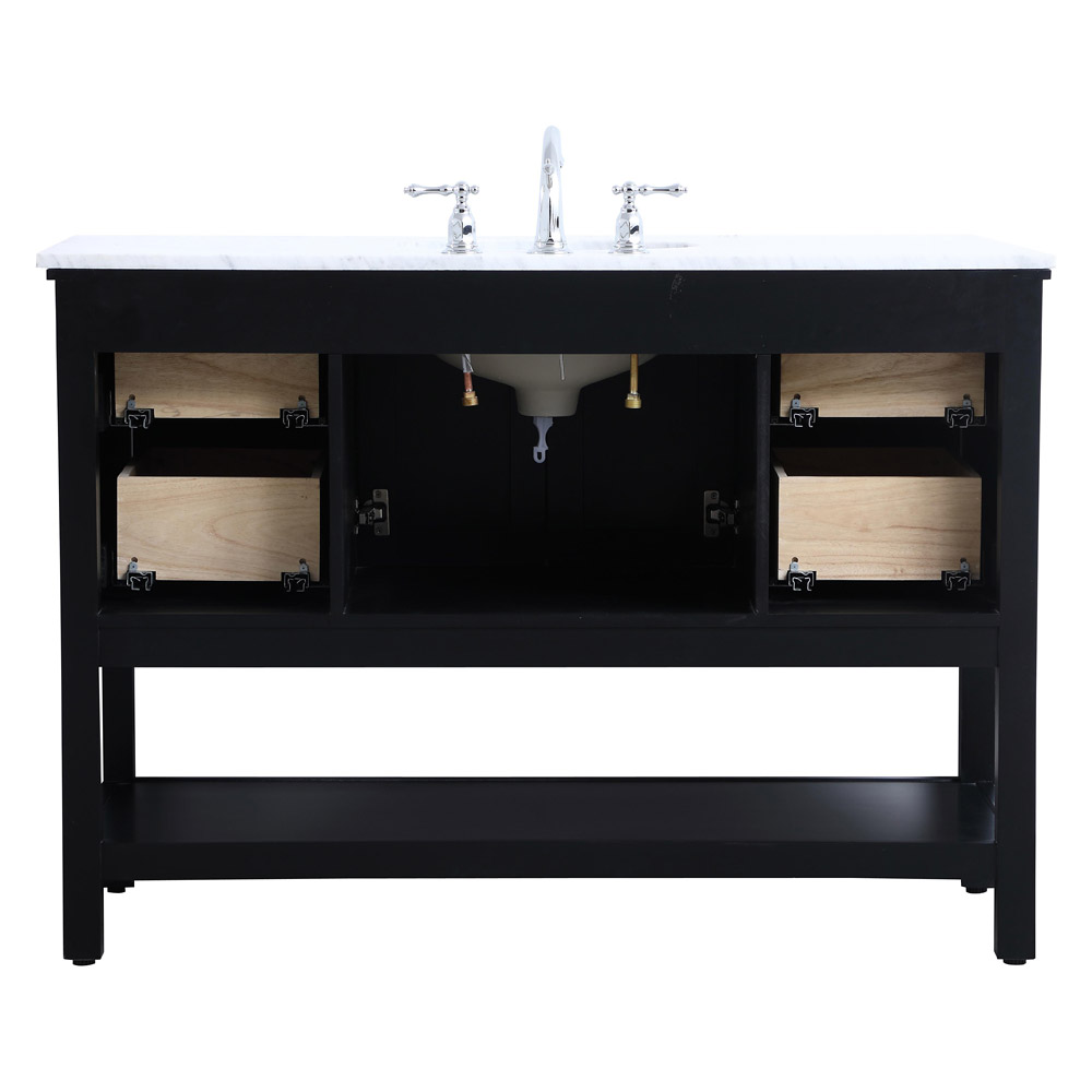 Elegant Bathroom Vanity - Black (VF27048BK)