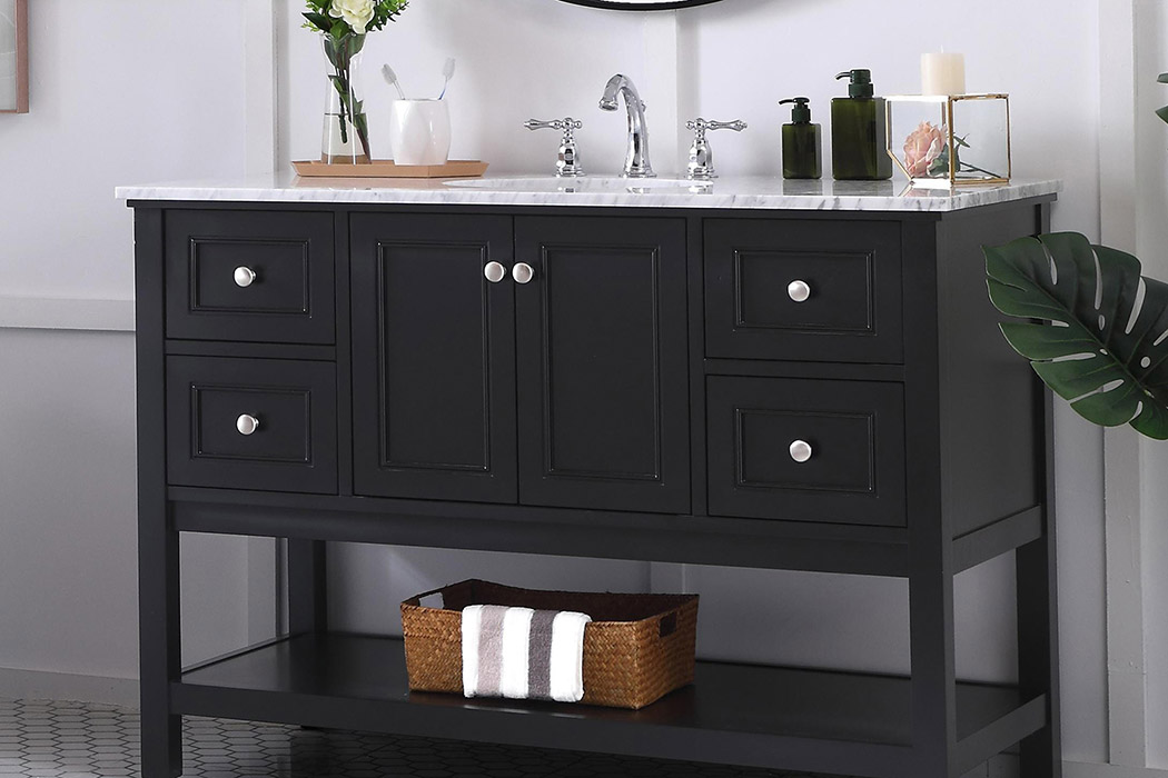 Elegant Bathroom Vanity - Black (VF27048BK)