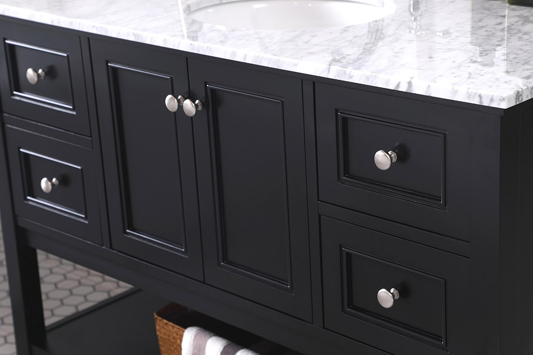 Elegant Bathroom Vanity - Black (VF27048BK)