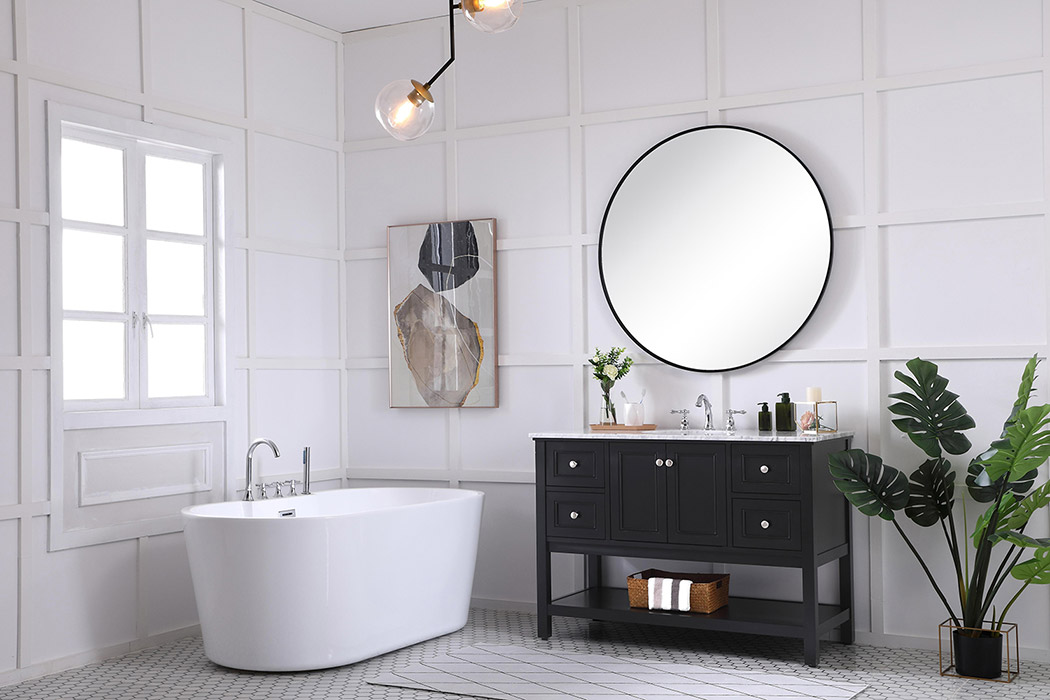 Elegant Bathroom Vanity - Black (VF27048BK)