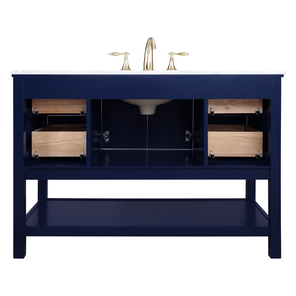 Elegant Bathroom Vanity - Blue (VF27048BL)